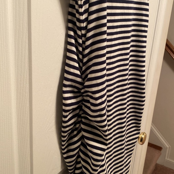 Brand New A New Day Navy/White Stripe Sleeveless Dress…size XL - Picture 3 of 6